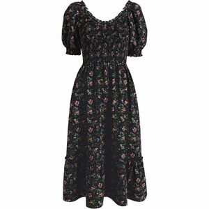 Hill House The Louisa Nap Dress - Multi Berry Crepe